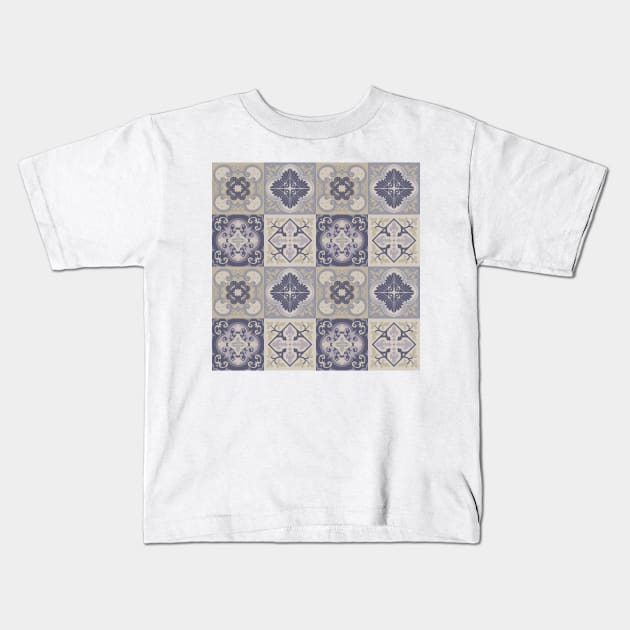 French mosaic Kids T-Shirt by RosanneCreates